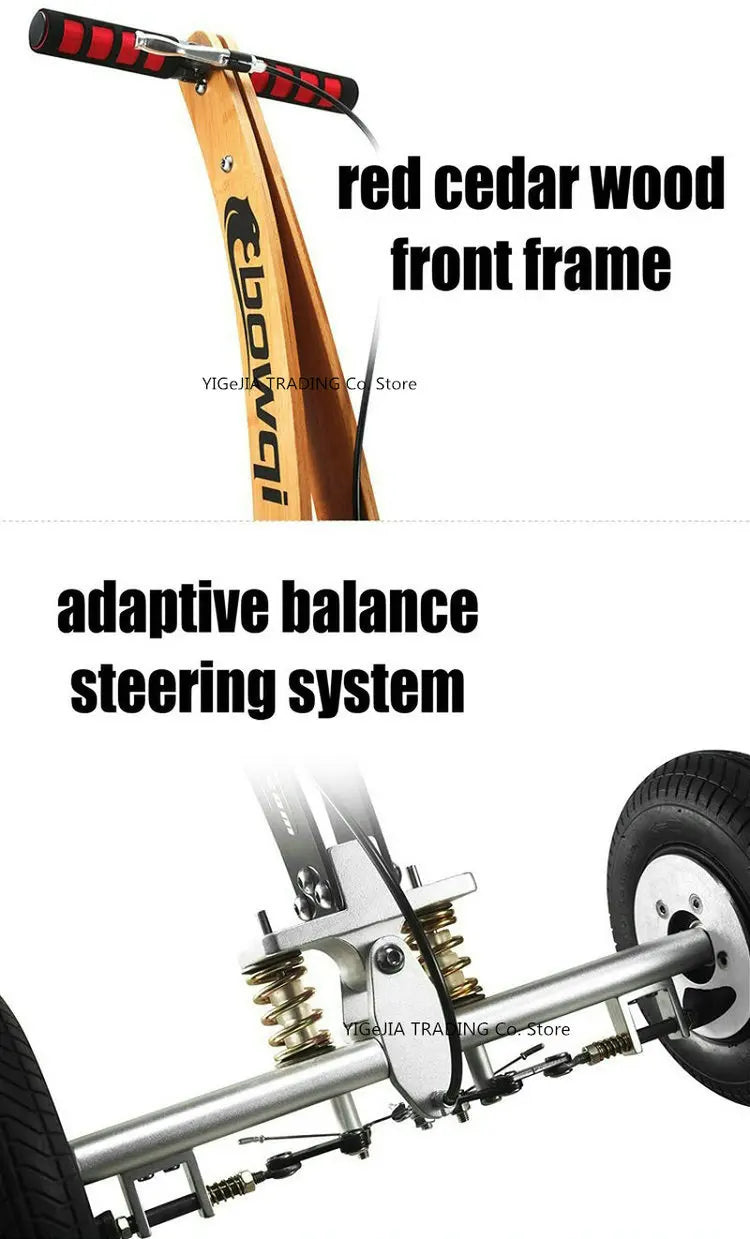 Folding Exercise Stand Up Half Bike Without Seat, Portable 20 Inch Sports Bike Fitness