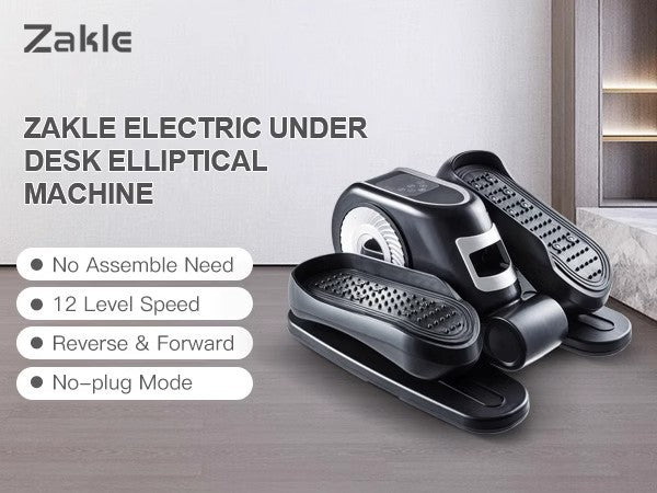 Electric Stepper for Home and Office Rehabilitation Training Senior Fitness Equipment Elliptical Trainer Exercise Machine