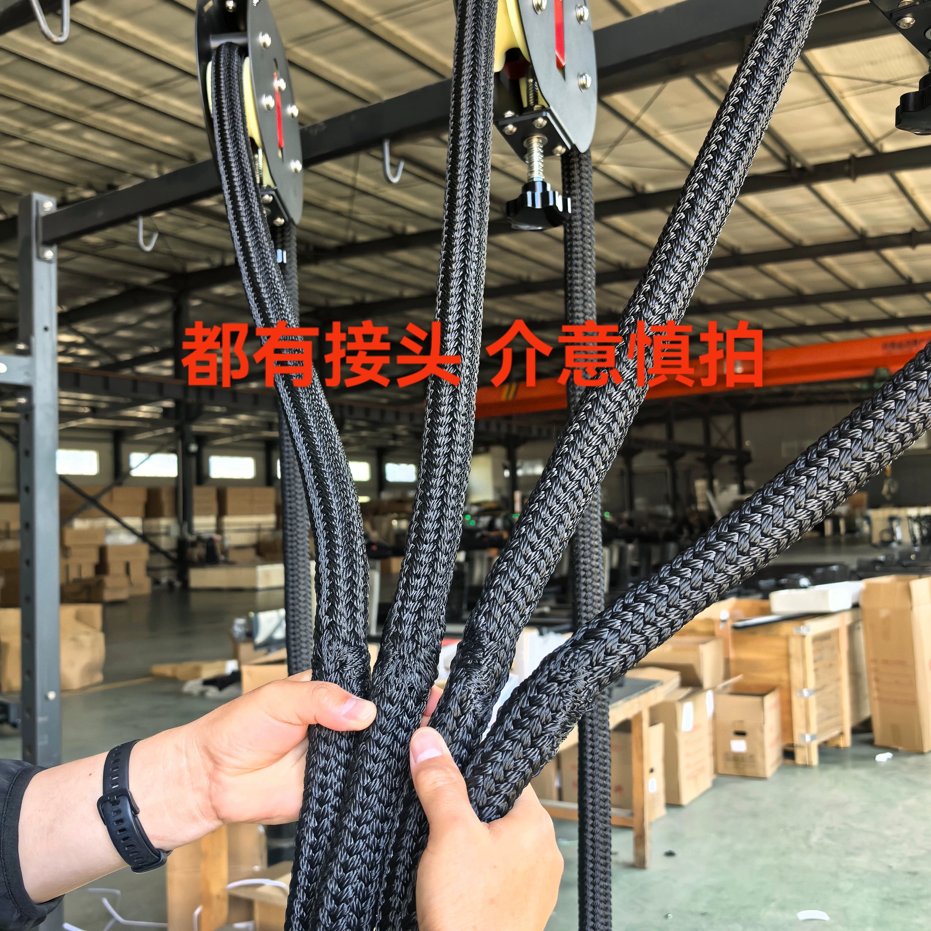Suspended Rope Climbing Machine for Upper Body Strength Training Portable Home Commercial Gym Equipment