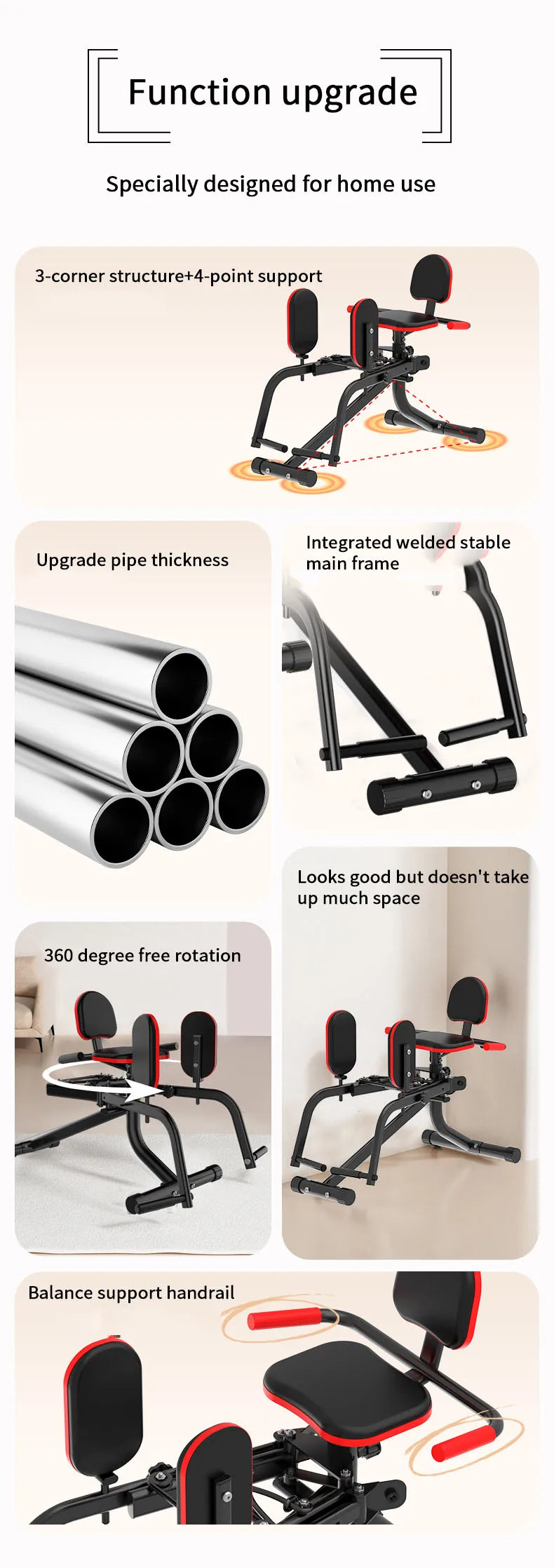 Hip Machine, Home Leg Clamp, Pelvic Floor Muscle Training, Hip Abduction, Hip Lifting, Slimming Leg Training Equipment