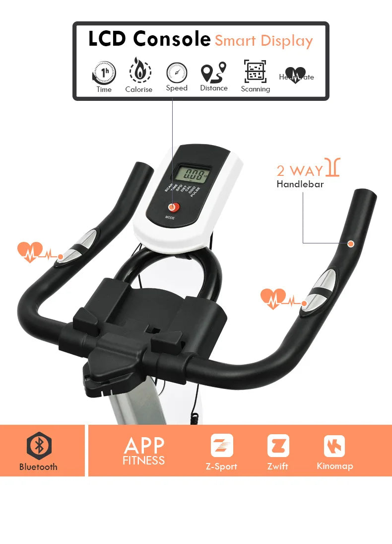 Fitness Spinning Elliptical Machine Cross Bike Cycling Trainer For Home Gym