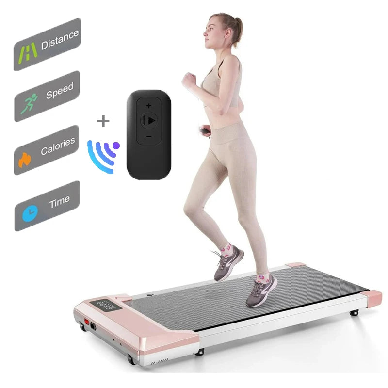 Under Desk Treadmill 39.3inch Walking Pad Treadmill 350lbs Capacity 2.4HP Portable Treadmills for Home Compact Treadmill Mini