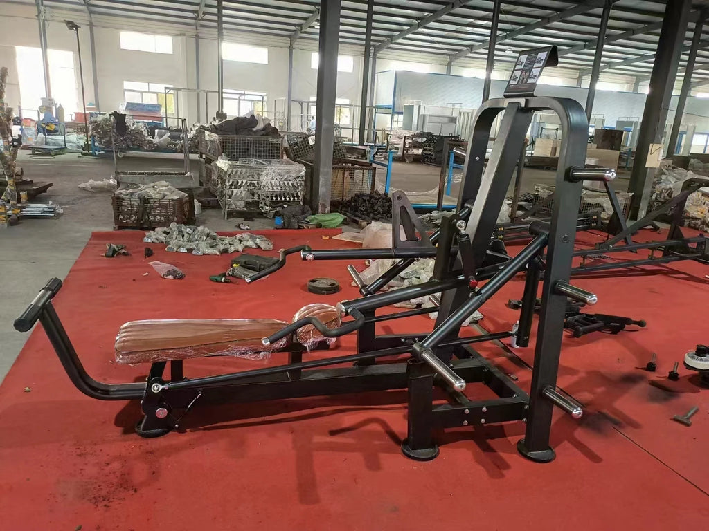 Gym strength equipment Chest pushing and high back training  and lying posture device commercial multi-functional leg flexion