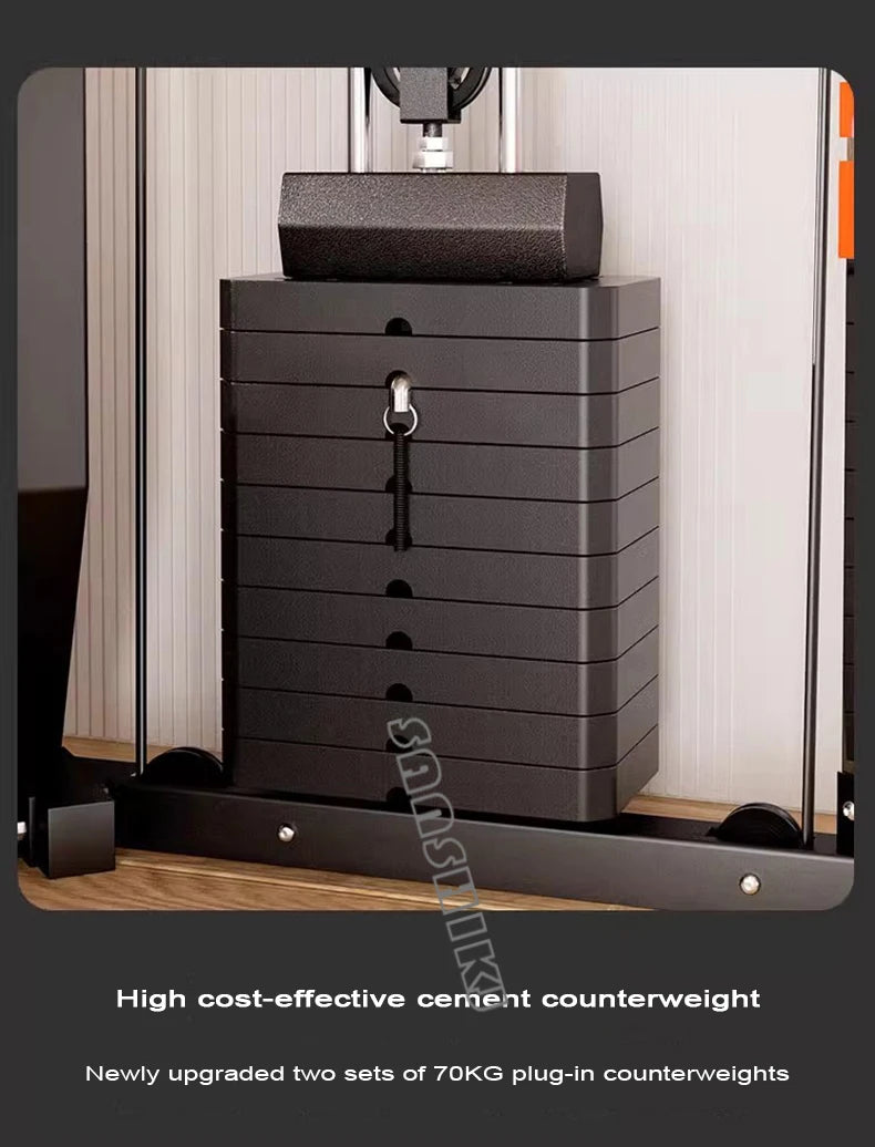 Multifunctional Squatting Frame, Gantry Frame, Household Fitness Equipment, Small Bird Comprehensive Trainer, New