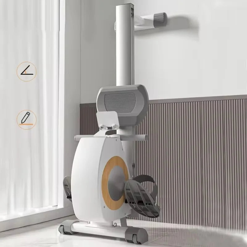 Home Silent Foldable Gym Fitness Cardio Training Equipment Rower Machine Indoor Magnetic Seated Exercise Rowing Machine