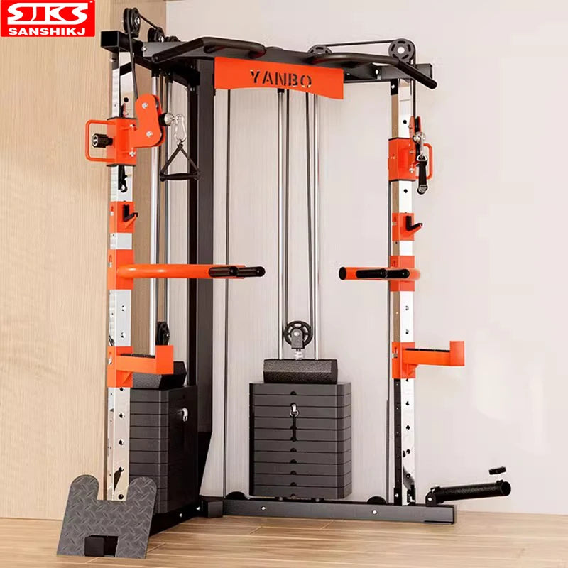 Multifunctional Squatting Frame, Gantry Frame, Household Fitness Equipment, Small Bird Comprehensive Trainer, New