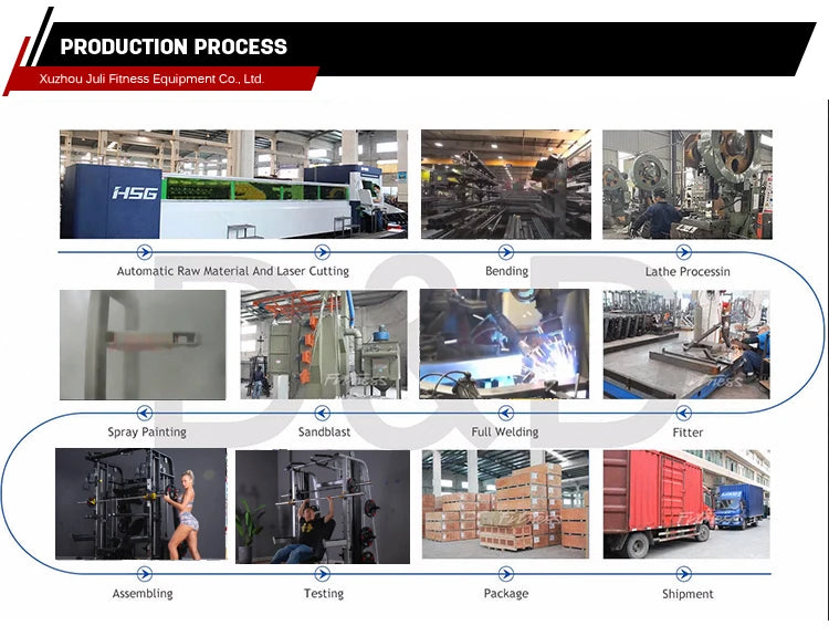 All-in-One Unisex Home Gym Equipment Multi-Function Smith Machine For Squat Rack And Weight Lifting