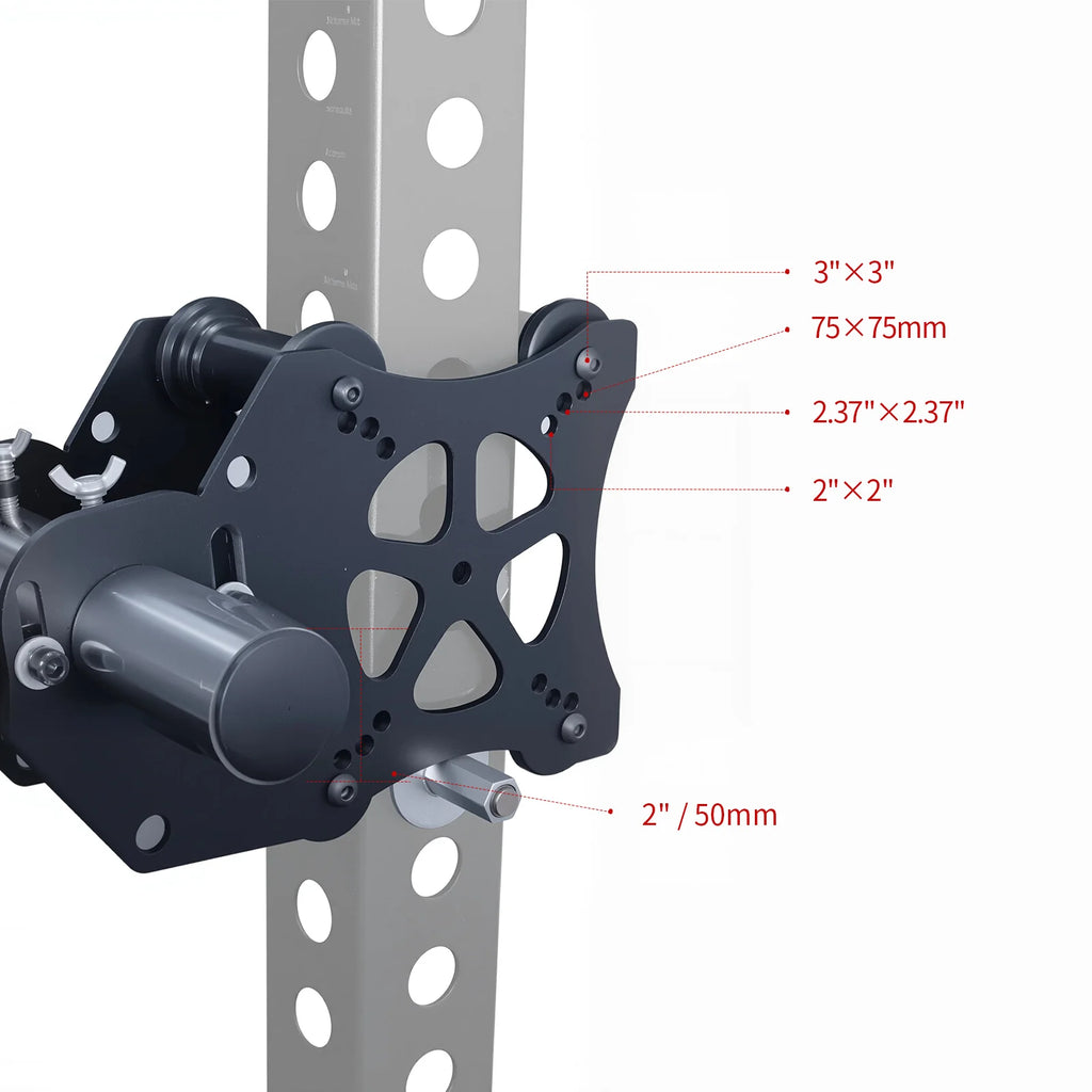 Pulley System Power Rack Attachments Smith Machine for Gym Home Cable Crossover Bench Press Deep Squat for 1"/ 2" Barbell