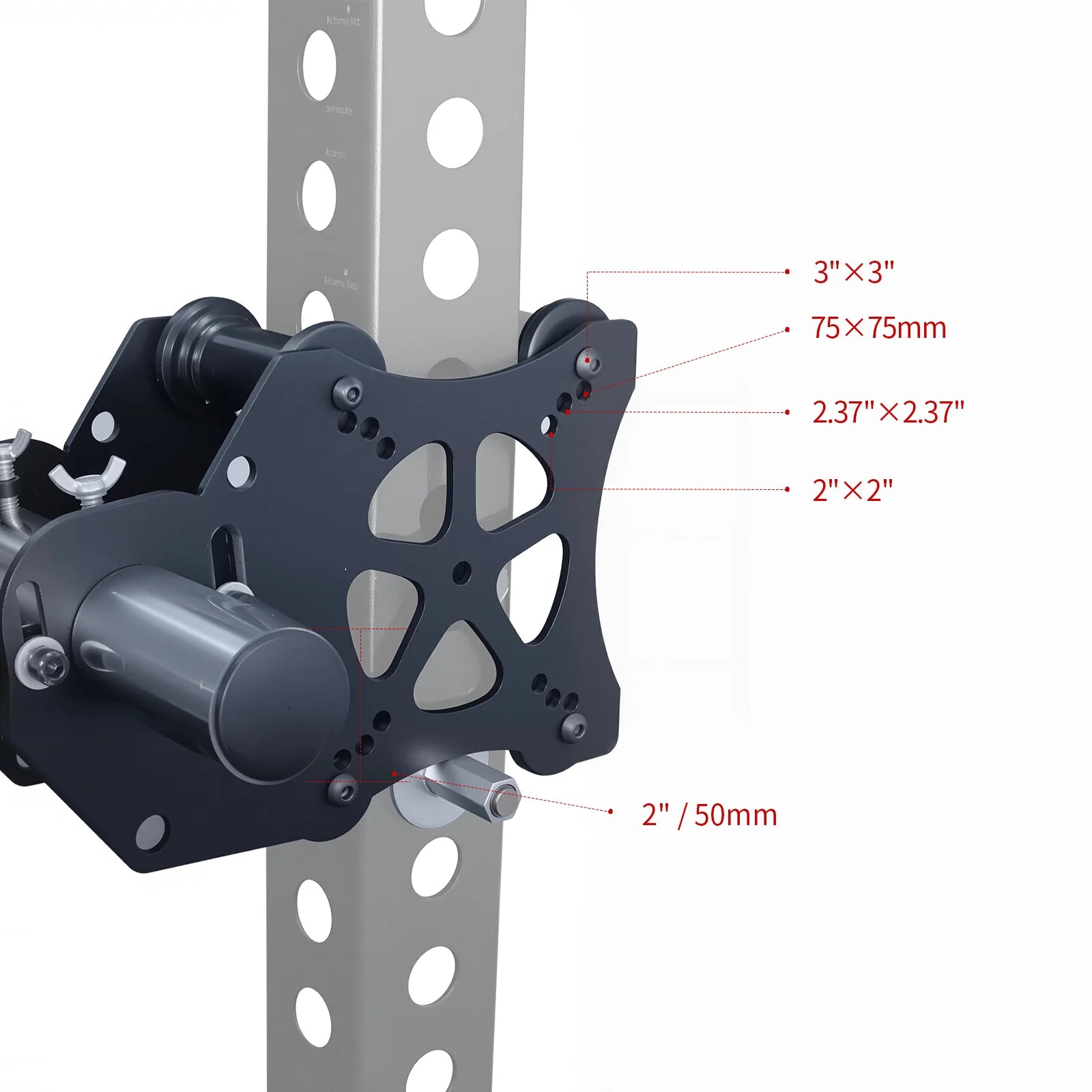 Pulley System Power Rack Attachments Smith Machine for Gym Home Cable Crossover Bench Press Deep Squat for 1"/ 2" Barbell