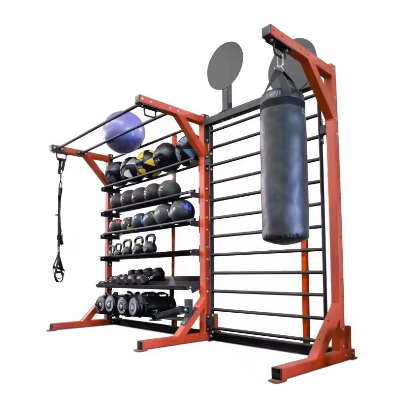 Multi Function Rack Power Multi Mass Storage Gym Fitness Equipment Weight Plate Rack Dumbbell Kettlebell Rack