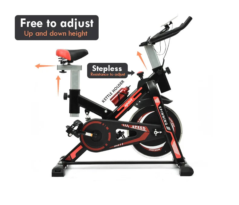 Fitness Spinning Elliptical Machine Cross Bike Cycling Trainer For Home Gym