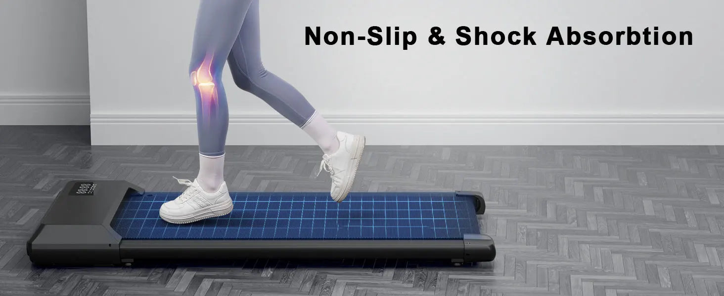 Superun Walking Pad Treadmill, 2.2HP Walking Treadmills for Home, 2 in 1 Portable Under Desk Treadmill