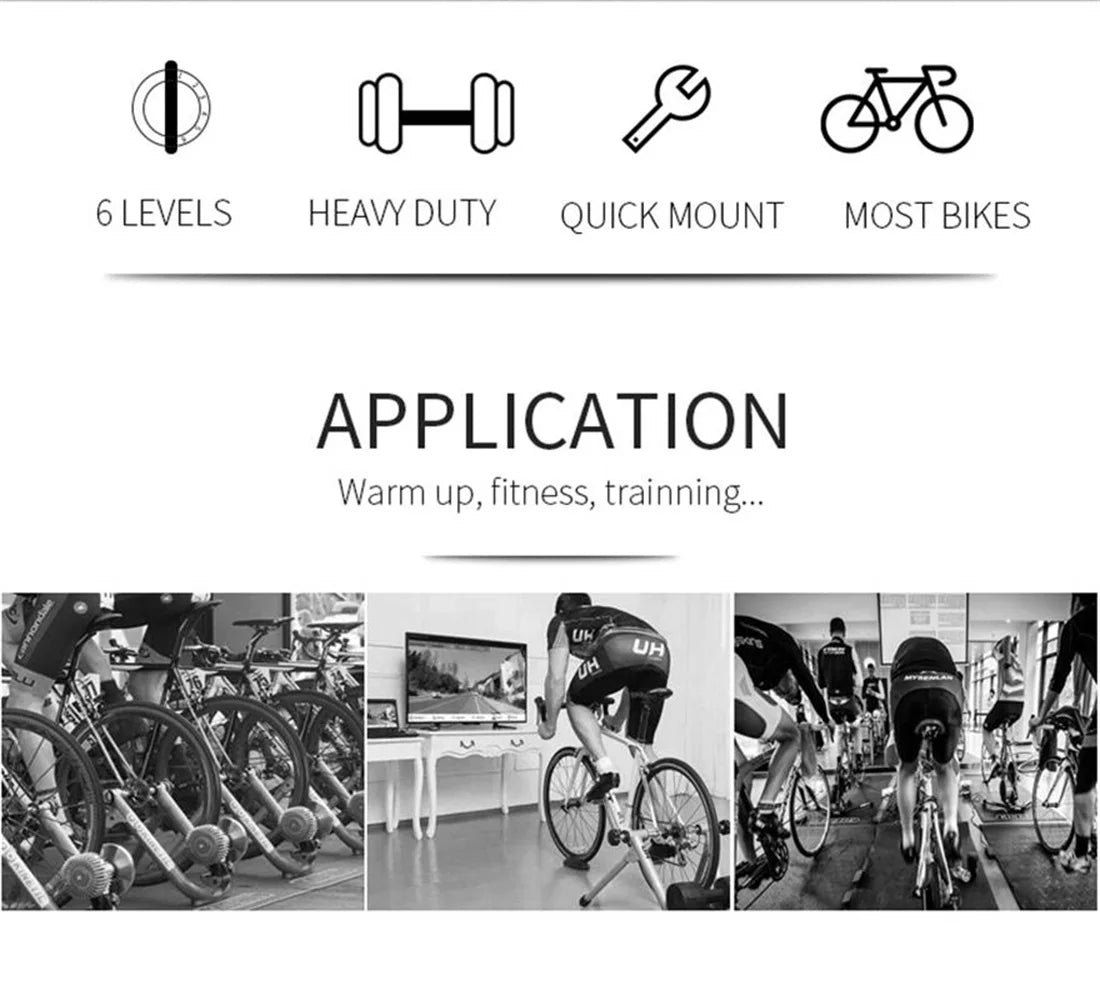 Cycling Sports Indoor Exercise Home Training 26-29" 6 Speed Magnetic Resistances Bicycle Trainer Rollers Bike Trainer Fitness MT