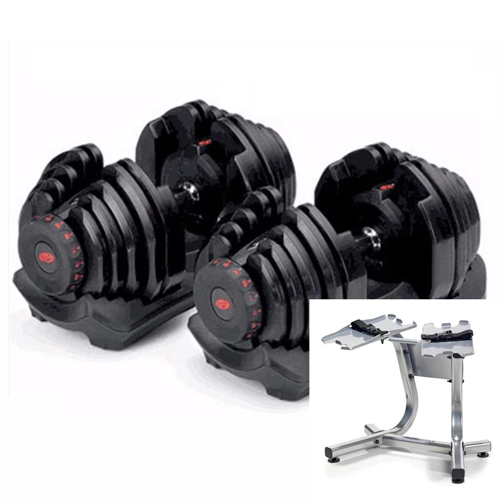 Gym Commercial 2 Pieces 40KG/90LB (With Base)+1 Stand Door To Door, Seller Pay Taxes Gym Commercial Dumbbell Set