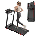 CITYSPORTS PRO Folding Treadmill, Electric Treadmill, 2 in 1 Treadmill for Home Office, 120kg,1-12km/h, APP, Remote Control