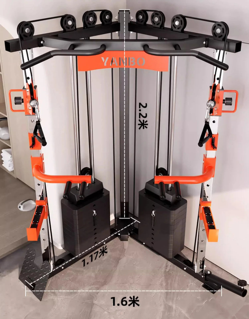 Multifunctional Squatting Frame, Gantry Frame, Household Fitness Equipment, Small Bird Comprehensive Trainer, New