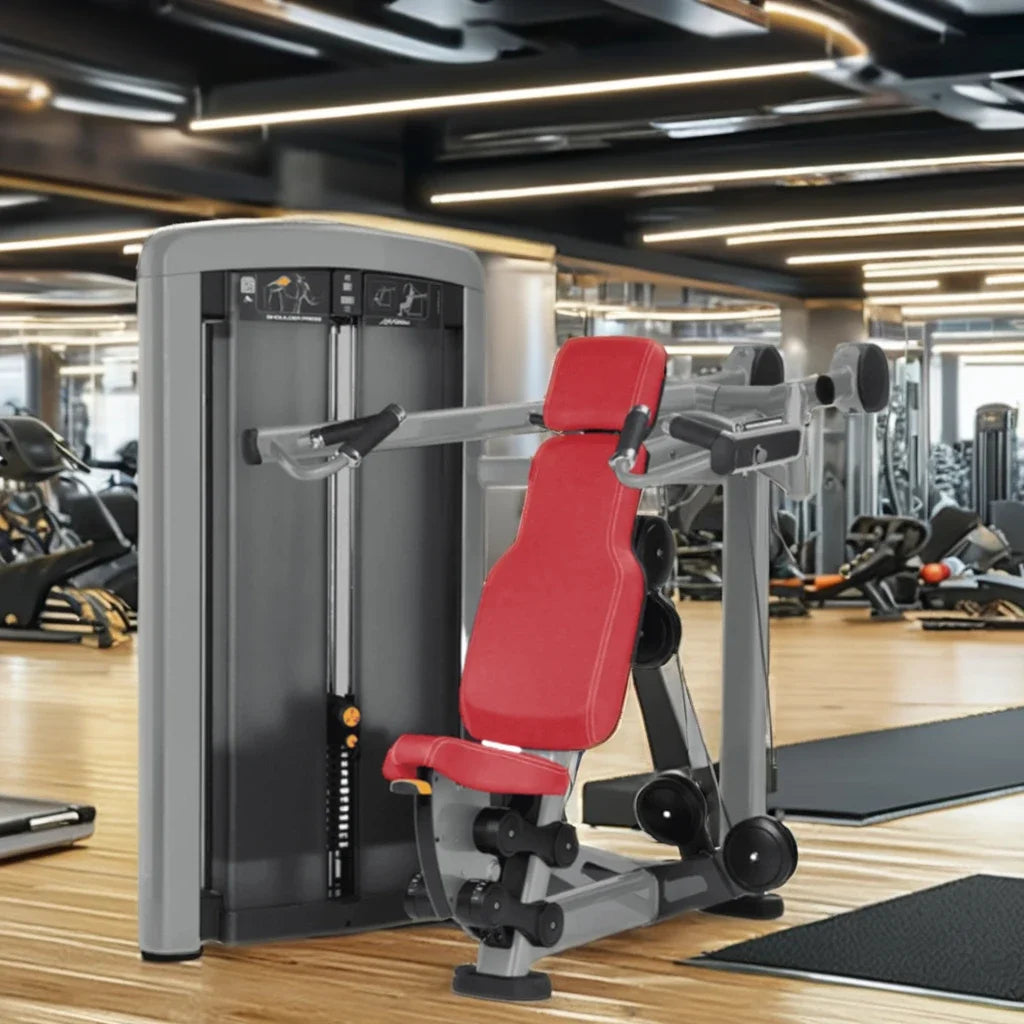 QLK Gym Machines Three Tier Long Saddle Dumbbell Rack Fitness Strength Training