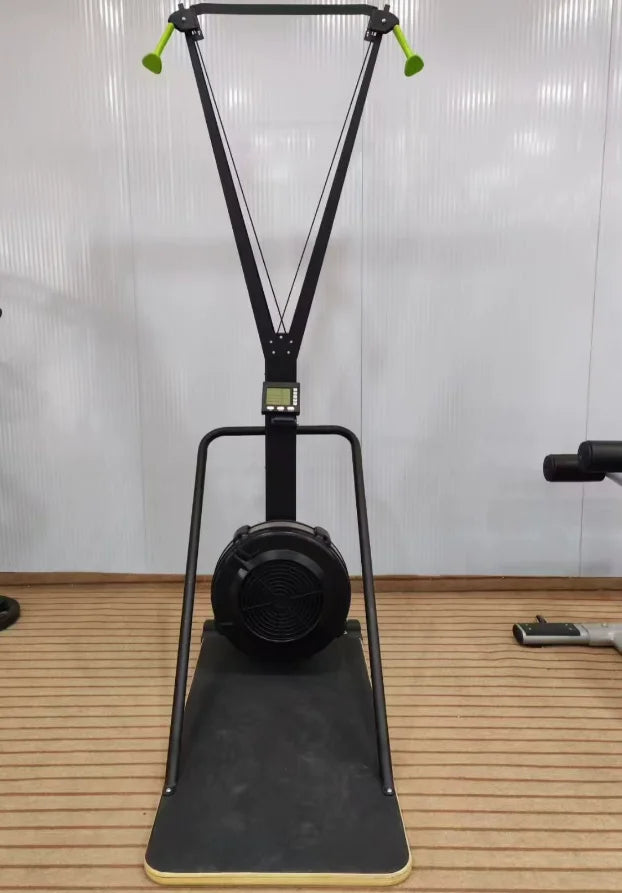 Ski Erg Trainer Mute Ski Machine Cardio Ski Machine Wind Resistance Winter  Exercise Training Machine for Home Indoor Gym Use