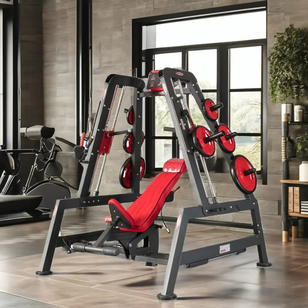 QLK Gym Machines Three Tier Long Saddle Dumbbell Rack Fitness Strength Training