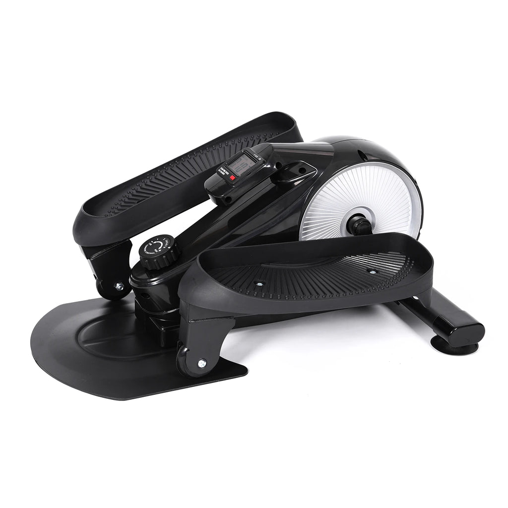 Under The Desk Exercise Bike With Arm Workout And Leg, Floor Elliptical, Quiet & Lightweight Pedal Bike Exerciser