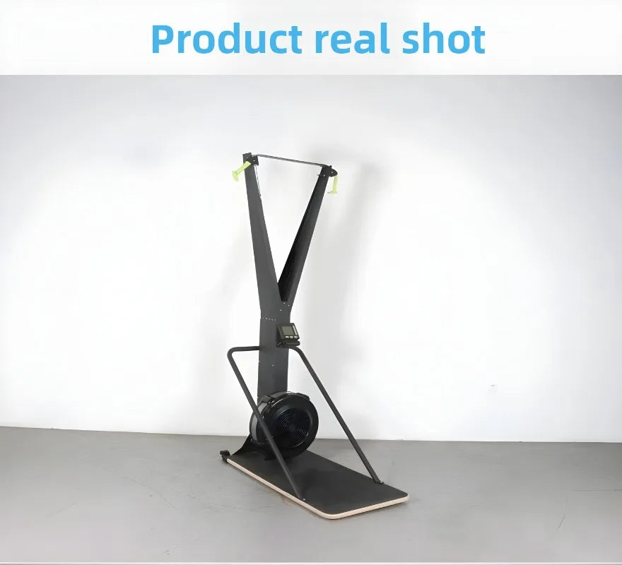 Ski Erg Trainer Mute Ski Machine Cardio Ski Machine Wind Resistance Winter  Exercise Training Machine for Home Indoor Gym Use