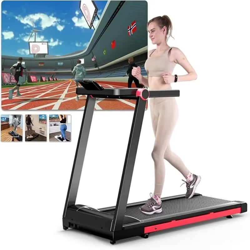 3.5 HP Treadmill for Home with Incline Folding Treadmills Quiet Foldable Running Machine with APP