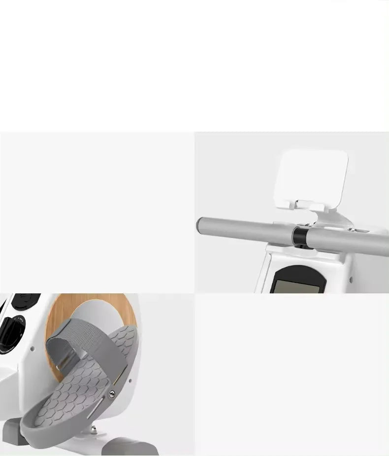 Home Silent Foldable Gym Fitness Cardio Training Equipment Rower Machine Indoor Magnetic Seated Exercise Rowing Machine