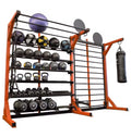 Multi Function Rack Power Multi Mass Storage Gym Fitness Equipment Weight Plate Rack Dumbbell Kettlebell Rack