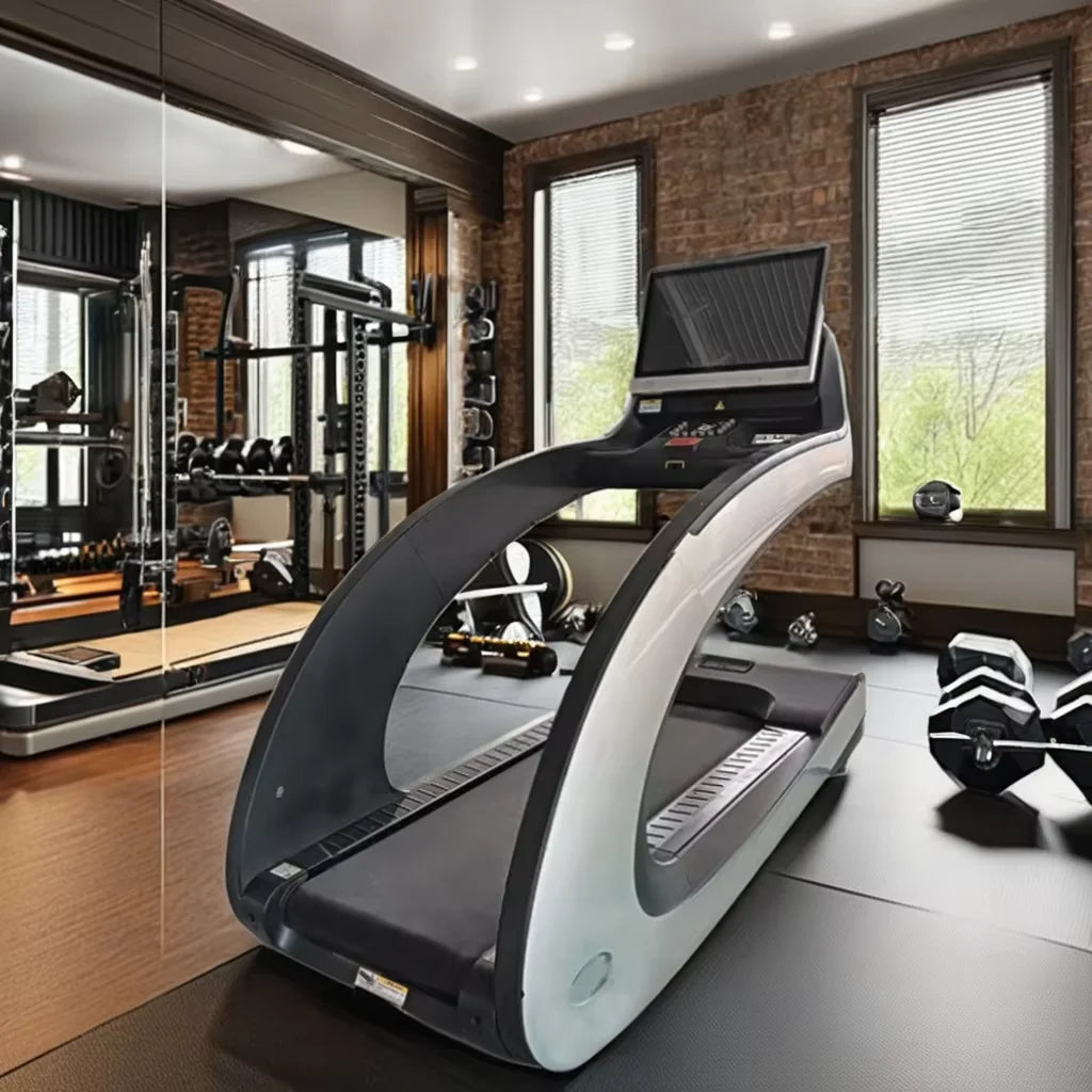 QLK Gym Machines Three Tier Long Saddle Dumbbell Rack Fitness Strength Training