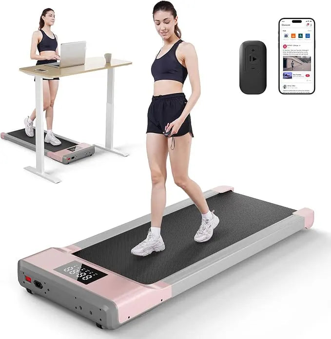 3 In 1 2.5 HP Walking Pad Treadmills 300lb, Under Desk Treadmill Pad for Home/Office/Exercise