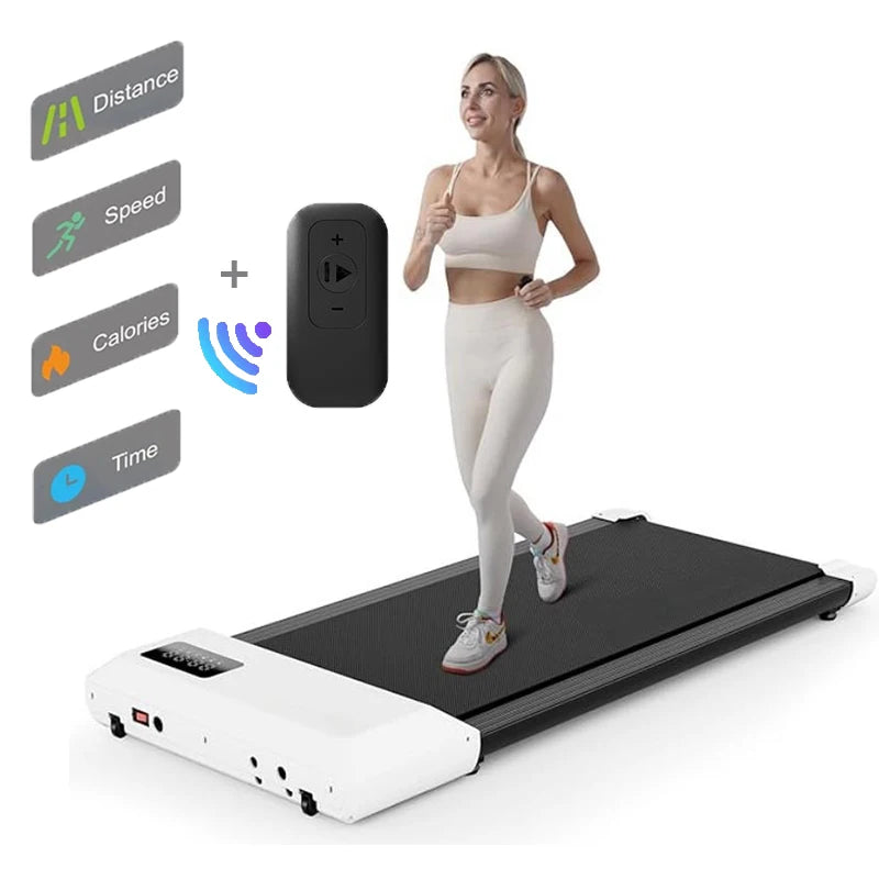 Under Desk Treadmill 39.3inch Walking Pad Treadmill 350lbs Capacity 2.4HP Portable Treadmills for Home Compact Treadmill Mini