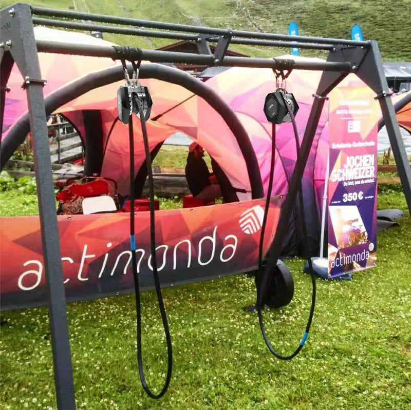 Fitness Wall Pulley Suspension Winch Endless Rope Trainer Indoor Gym Equipment Rope Machine Endless Tricep Wire Rope