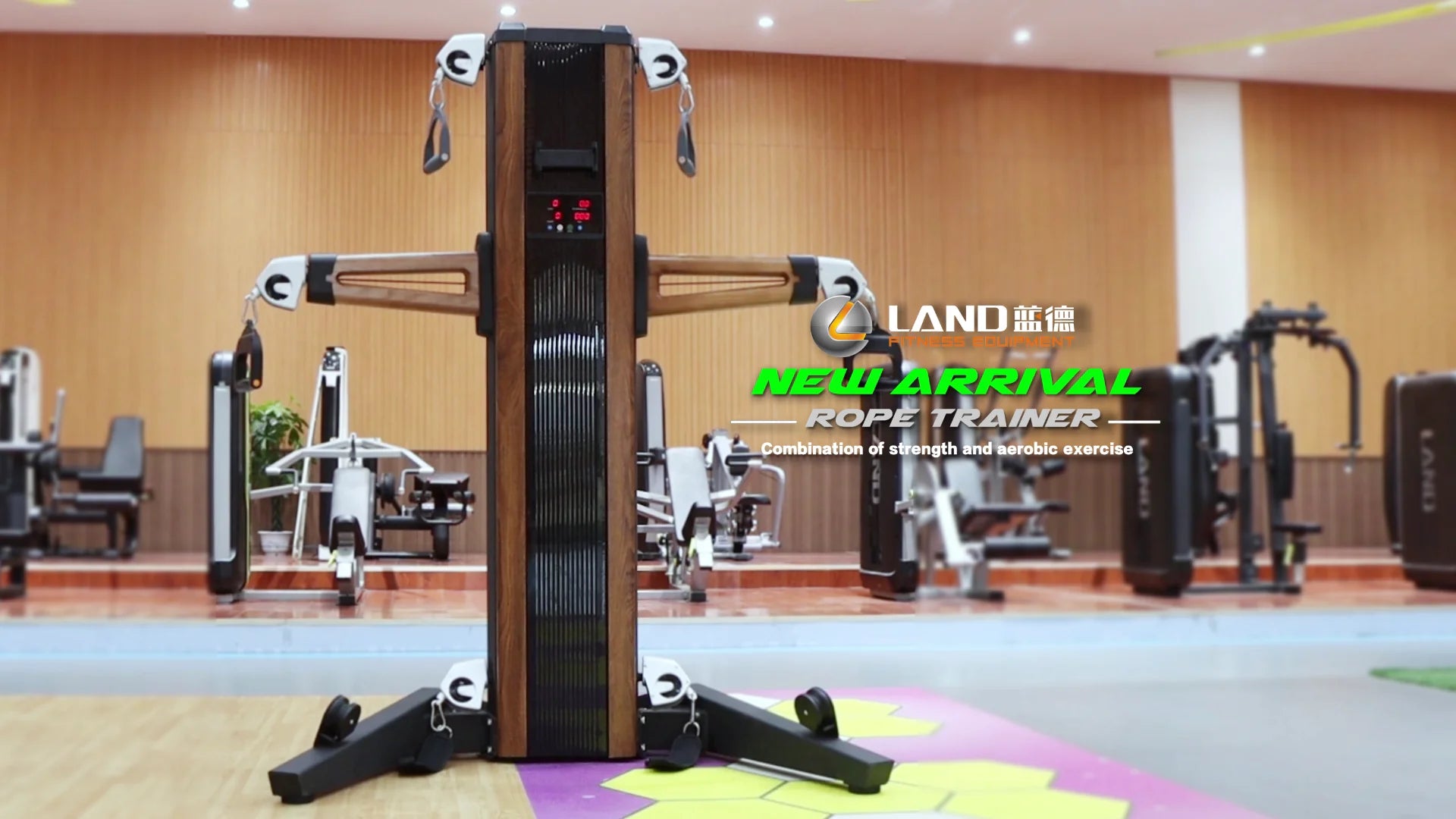 Indoor Gym Equipment Multi-Function Station with Magnetic Resistance Cardio Strength Functional Trainer Multi Rope Trainer