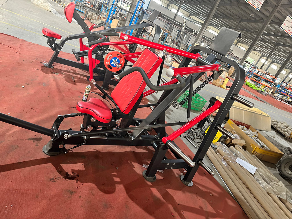 Gym strength equipment Chest pushing and high back training  and lying posture device commercial multi-functional leg flexion