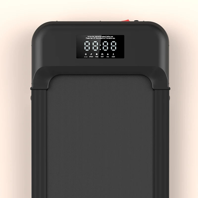 Smart Fitness Exercise Treadmill Running Walking Pad LED Display Under Desk Multi Function Portable Running Machine With Handle