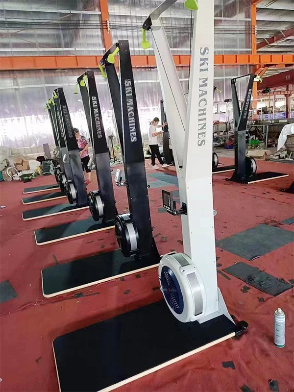 Ski Erg Trainer Mute Ski Machine Cardio Ski Machine Wind Resistance Winter  Exercise Training Machine for Home Indoor Gym Use