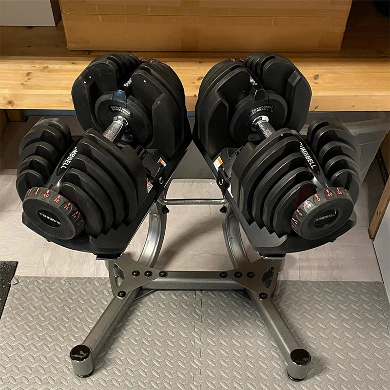 Gym Commercial 2 Pieces 40KG/90LB (With Base)+1 Stand Door To Door, Seller Pay Taxes Gym Commercial Dumbbell Set