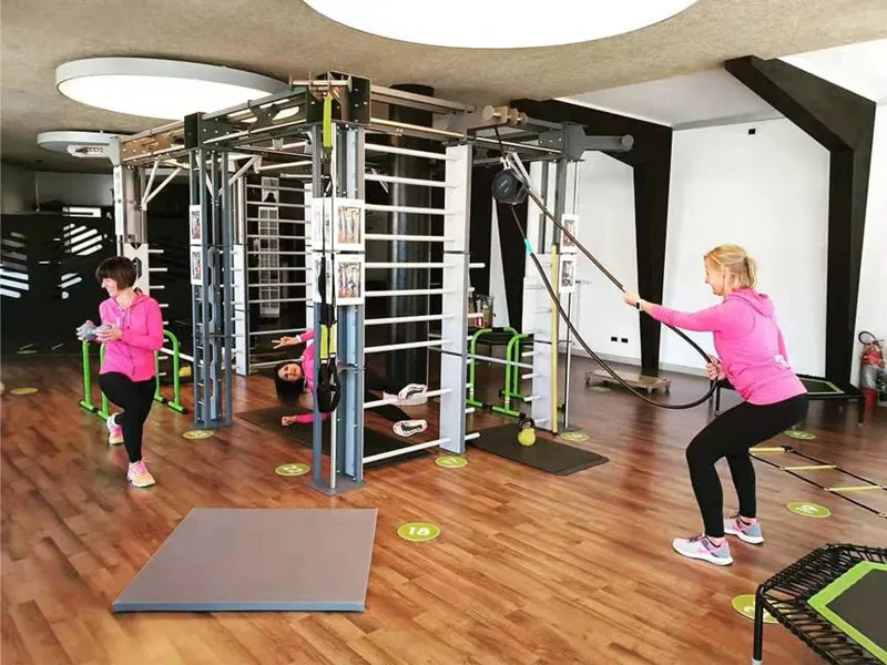 Fitness Wall Pulley Suspension Winch Endless Rope Trainer Indoor Gym Equipment Rope Machine Endless Tricep Wire Rope