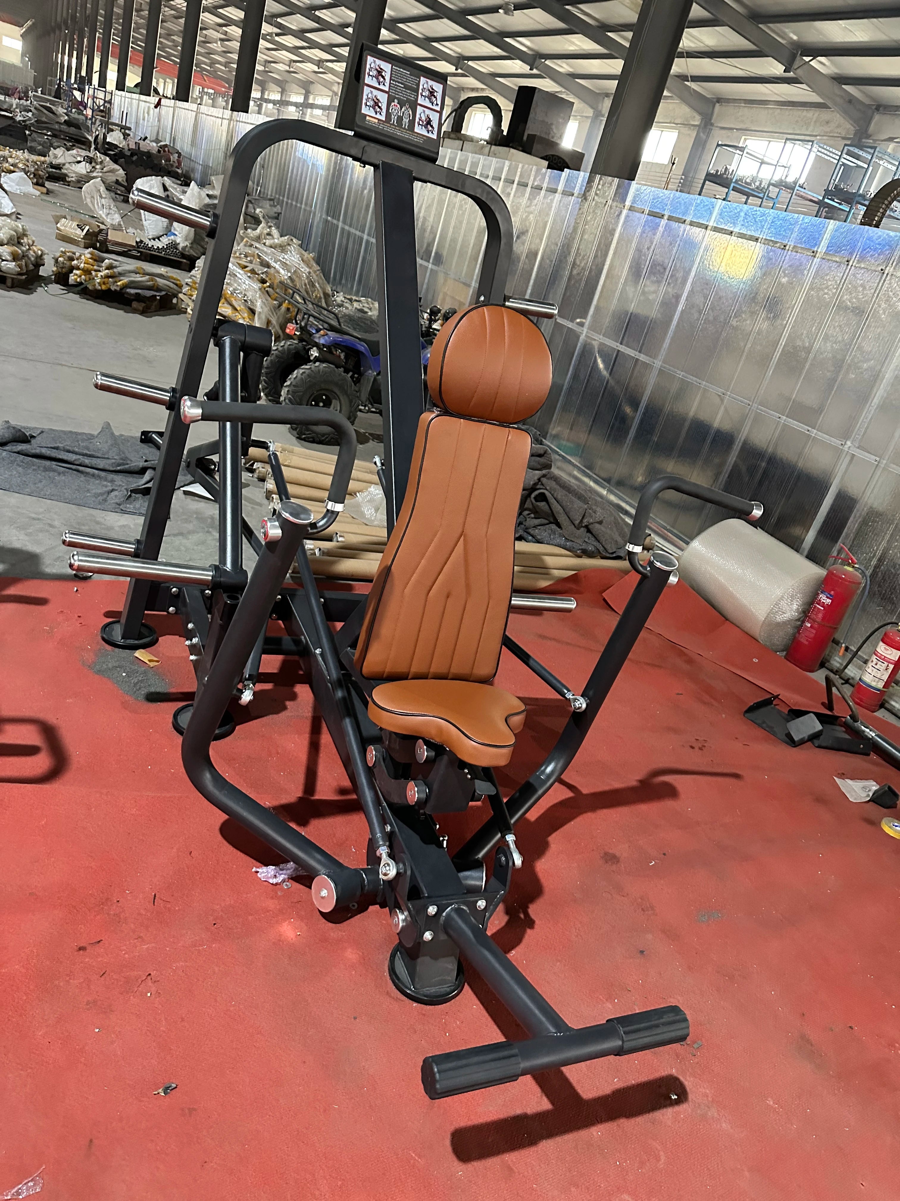 Gym strength equipment Chest pushing and high back training  and lying posture device commercial multi-functional leg flexion