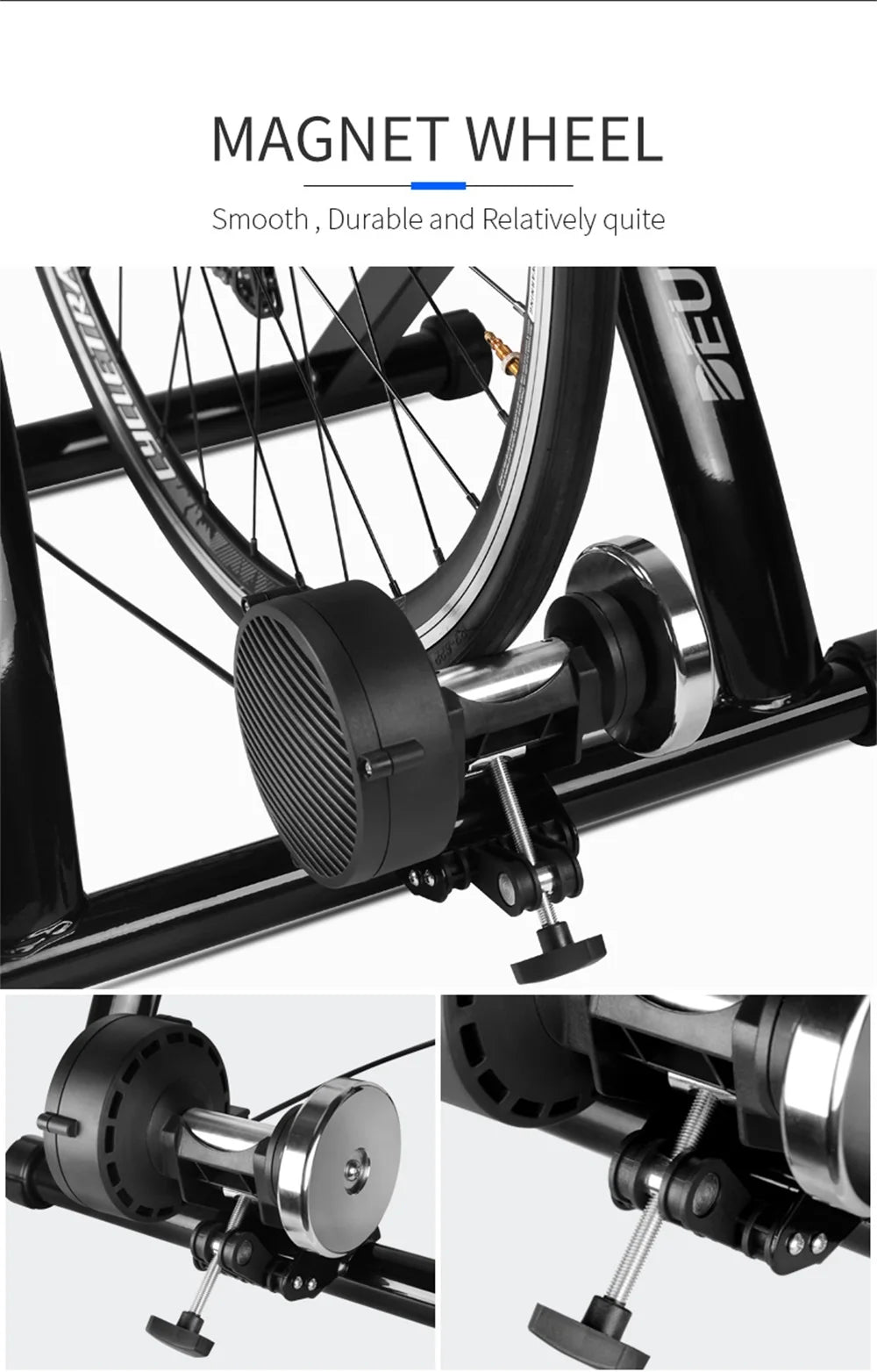 Cycling Sports Indoor Exercise Home Training 26-29" 6 Speed Magnetic Resistances Bicycle Trainer Rollers Bike Trainer Fitness MT