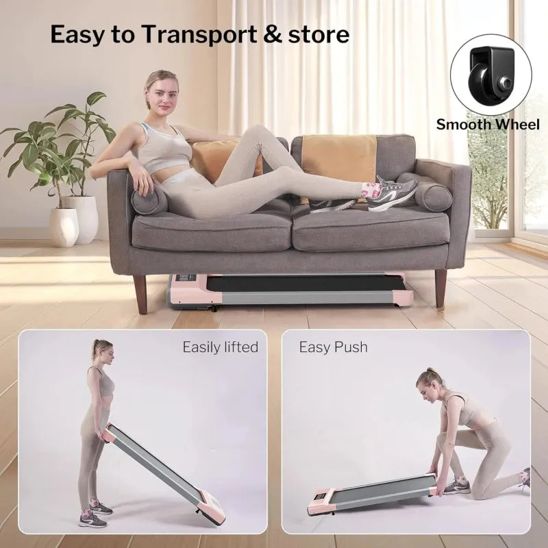 3 In 1 2.5 HP Walking Pad Treadmills 300lb, Under Desk Treadmill Pad for Home/Office/Exercise