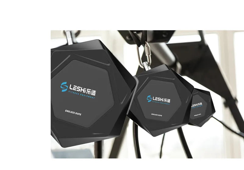 Fitness Wall Pulley Suspension Winch Endless Rope Trainer Indoor Gym Equipment Rope Machine Endless Tricep Wire Rope